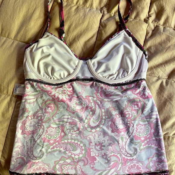 🌴Lands’ End  Paisley Tankini Top🌴 - Picture 4 of 7